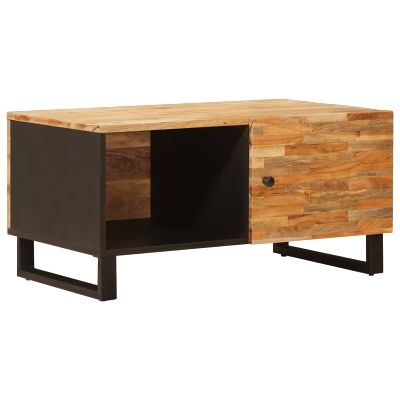 vidaXL Konferenčný stolík Hnedá 80 x 50 x 40 cm Masívne mango drevo