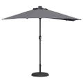 vidaXL Záhradný slnečník Antracit 294 x 150 x 223 cm Polyester a oceľ