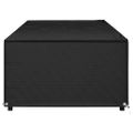 vidaXL Kryt na lehátko 12 očiek 205x75x40 cm polyetylén