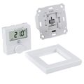 Homematic IP   Nástěnný termostat se senzorem vlhkosti a spínaným výstupem 24V – zápustná montáž  - HmIP-BWTH24
