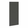 vidaXL plisovaná roleta čierna 85x200 cm Šírka látky 84,4 cm