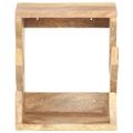 vidaXL Nástenný držiak na skateboard 25x20x30 cm masívne mangovníkové drevo