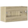 vidaXL Skrinka pod umývadlo, dub sonoma 80x38,5x46cm, kompozitné drevo