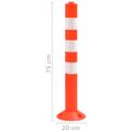 vidaXL Dopravné stĺpiky 10 ks 75 cm PE