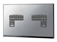 Montážna sada (montáž na stenu) - Ultra-plochý, pevný - pre digitálny signage LCD panel / LCD displej - oceľ - čierna - veľkosť obrazovky: 43"-85"