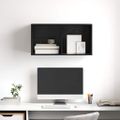 vidaXL Zostava TV skriniek 37 x 37 x 72 cm Čierny dub Kompozitné drevo