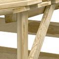 vidaXL Pergola so strechami 4 ks100x90x200 cm impregnované borovicové drevo