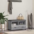 vidaXL Predsieňová lavica Sivá Sonoma 80 x 38 x 46 cm