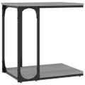vidaXL Príručný stolík sivý dub sonoma 50x35x52 cm spracované drevo
