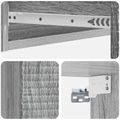 vidaXL Nástenný bočný stôl 87,5 x 34,5 x 17 cm Kompozitné drevo
