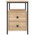 vidaXL Nočný stolík dub sonoma 34x35,5x50 cm kompozitné drevo