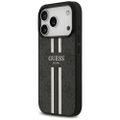 Obal Guess 4G Printed Stripes MagSafe pre iPhone 17 Pro čierny