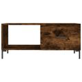 vidaXL Konferenčný stolík dymový dub 90x50x40 cm kompozitné drevo