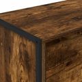 vidaXL Servírovacia skriňa Dymová dub 79 x 36 x 75.5 cm