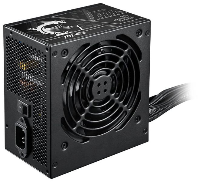 MSI zdroj MAG A750BN PCIE5 II/ 750W/ ATX/ akt. PFC/ 5 let celková záruka/ 120mm ventilátor/ 80PLUS Bronze Zdroj, 750W, 80 PLUS Bronze, PCIe 5.1, ATX 3.1, aktivní PFC, 120mm ventilátor, DC-DC design, nemodulární