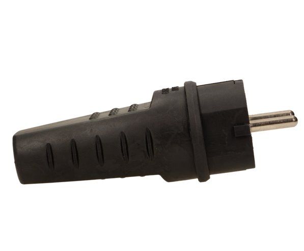 Odolná gumová zástrčka priama ORNO OR-AE-1315, IP44 Odolná gumová zástrčka priama ORNO OR-AE-1315, IP44