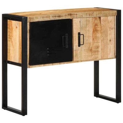 vidaXL skrinka na konzolu 90x35x75 cm masívne hrubé drevo mango