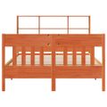 vidaXL Posteľ bez matraca voskovo hnedá 140x190 cm masívna borovica