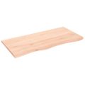 vidaXL Stolová doska 100x50x2 cm neošetrený dubový masív