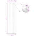 vidaXL Roleta Prírodná 60 x 220 cm Rákosie