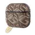 Puzdro Guess pre AirPods Pro 2 GUAP2PGCE4CW hnedá Gcube Classic Gold Logo W/Charm