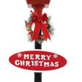 vidaXL Vianočná pouličná lampa so Santom 180 cm, LED