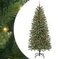 vidaXL Umelý vianočný stromček Zelená 180 cm PE a PVC