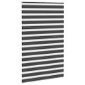 vidaXL Zebra roleta čierna 140x200 cm šírka látky 135,9cm polyester