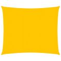 vidaXL Tieniaca plachta 160 g/m² štvorec žltá 5x5 m, HDPE