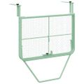 vidaXL Závesný balkónový stôl Mentolová zelená 60 x 39 x 65 cm Oceľ