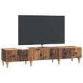 vidaXL TV skrinka Staré drevo 147 x 34,5 x 30 cm Kompozitné drevo