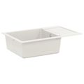 vidaXL Drez Biela 780 x 500 mm 80% Kvárc a 20% Živica