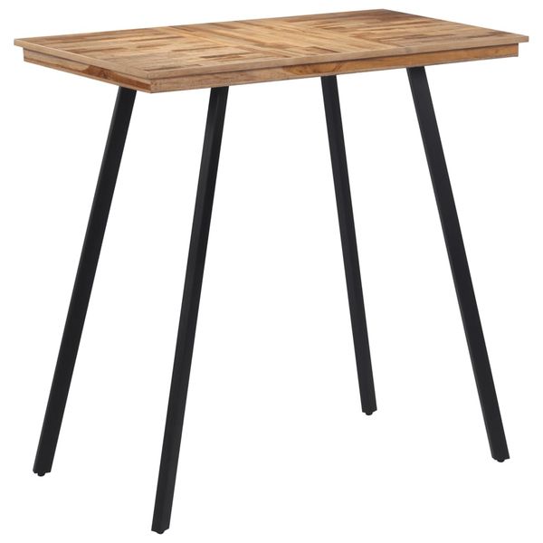 vidaXL Barový stôl 110x55x105 cm tíkový masív