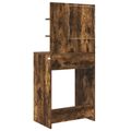 vidaXL Toaletné stolíky do spálne Dymová dub 80 x 39,6 x 135 cm