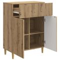 vidaXL Servírovacia skriňa Dub artisan 66 x 34,5 x 90 cm