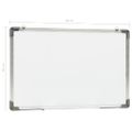 vidaXL Magnetická tabuľa stierateľná za sucha biela 50x35 cm oceľ