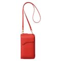 Phone bag with wallet function (18*11*5cm) red