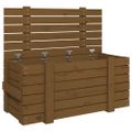 vidaXL Úložný box medovo-hnedý 91x40,5x42 cm masívna borovica