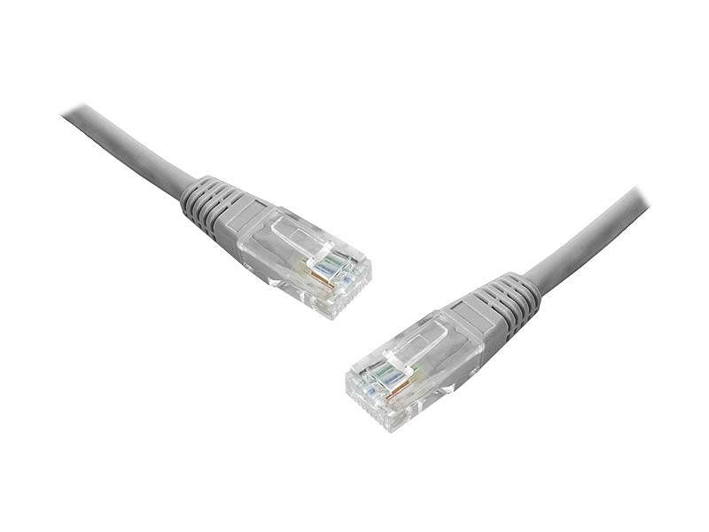 UTP Patch Kábel Lexton RJ45 CAT6E 3m 8P8C 1:1 Sivý UTP Patch Kábel Lexton RJ45 CAT6E 3m 8P8C 1:1 Šedý