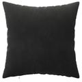 vidaXL Poťah na podložku 6 pcs HEERLEN Čierna 35 x 35 cm Zamat