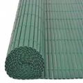 vidaXL Obojstranný záhradný plot 110x400 cm zelený