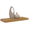 vidaXL Stenná polica Nástenná montáž Béžová 60 x 23,5 x 3,8 cm
