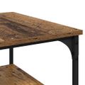 vidaXL Konferenčný stolík Staré drevo 55 x 55 x 40 cm Kompozitné drevo