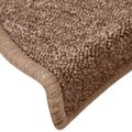 vidaXL Schodové rohože 30 ks 65x24x4 cm hnedé polkruhové veľké