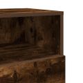 vidaXL Nočný stolík s 2 zásuvkami dymový dub 36x36x68 cm
