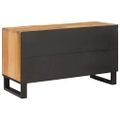 vidaXL TV skrinka Hnedá 80 x 33 x 46 cm Masívne mango drevo