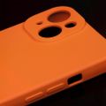 Silikónové puzdro pre Xiaomi Redmi 13c 5G oranžové
