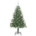 vidaXL Vianočný stromček Zelená 150 cm PVC