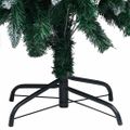 vidaXL Umelý vianočný stromček Zelená 180 cm PVC a Oceľ a Plast