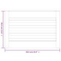 vidaXL Lamelové dvierka na skrinku 2 ks 39,5x59,4 cm, borovicový masív